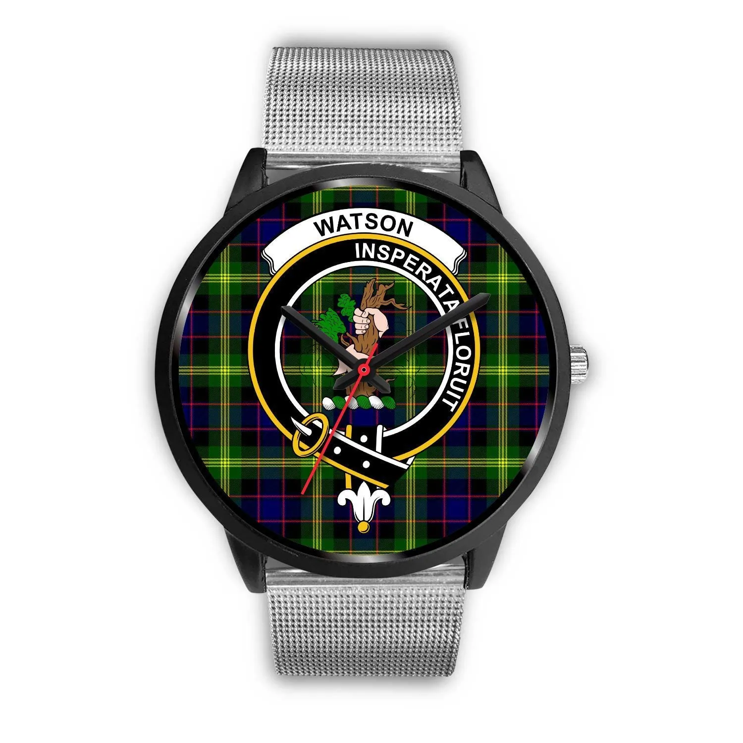 Watson Modern Clan Badge Tartan Black Watch