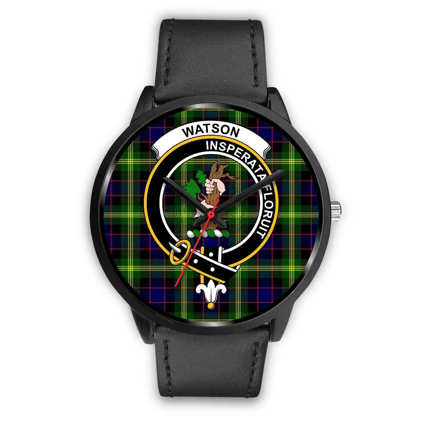 Watson Modern Clan Badge Tartan Black Watch