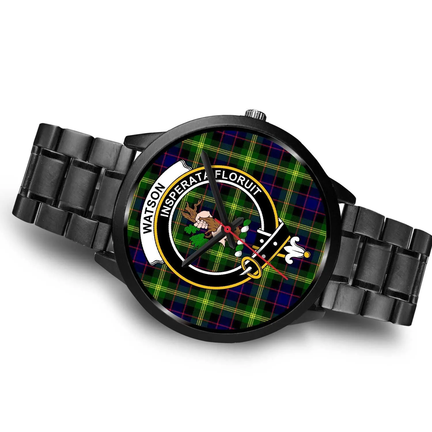 Watson Modern Clan Badge Tartan Black Watch