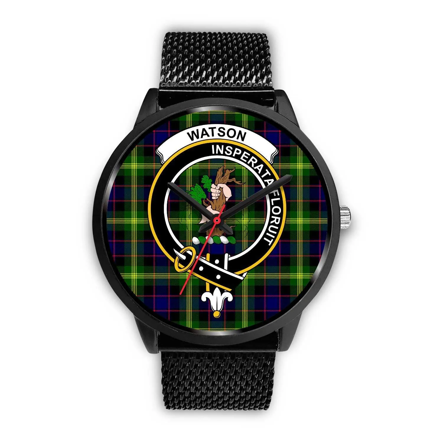 Watson Modern Clan Badge Tartan Black Watch