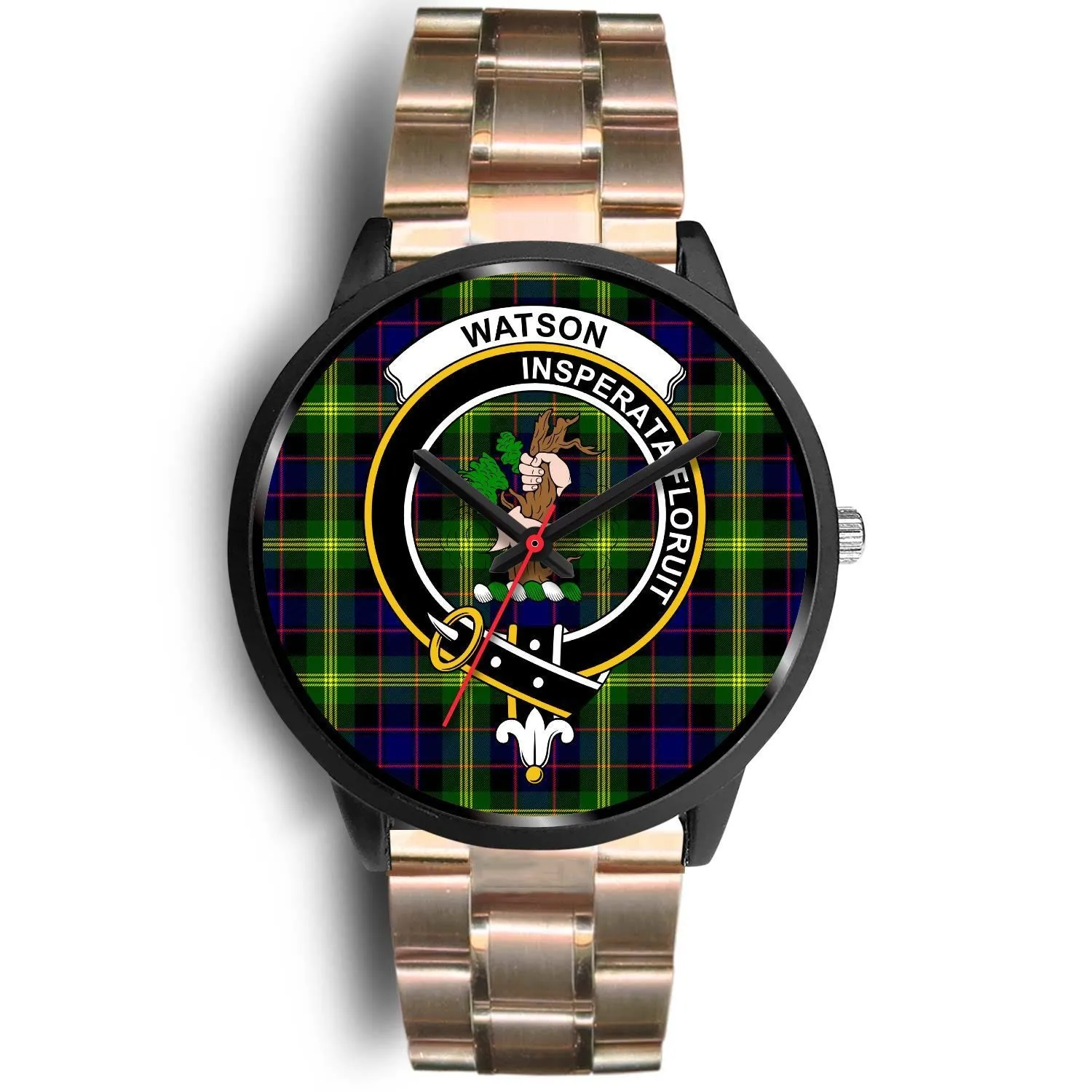 Watson Modern Clan Badge Tartan Black Watch