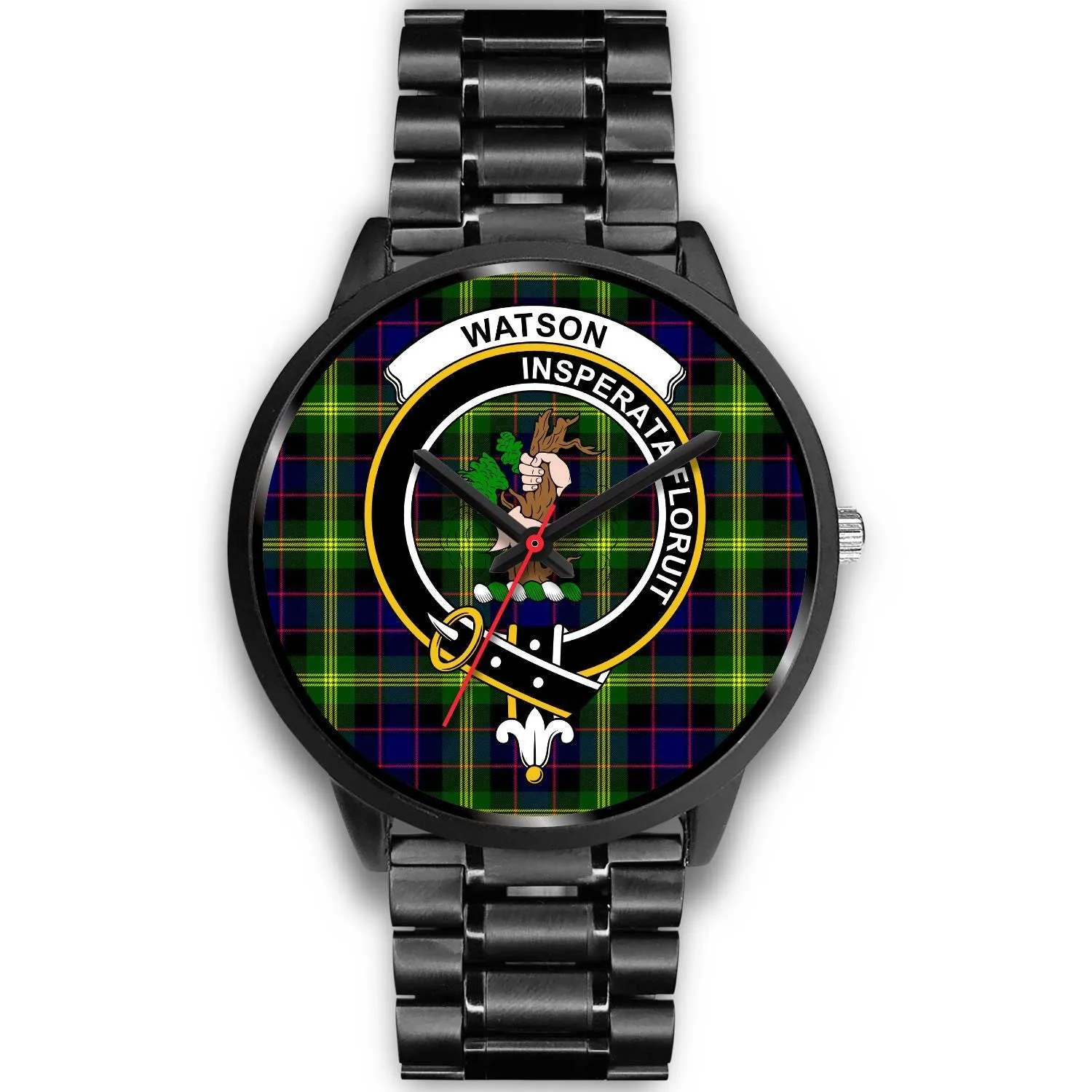 Watson Modern Clan Badge Tartan Black Watch