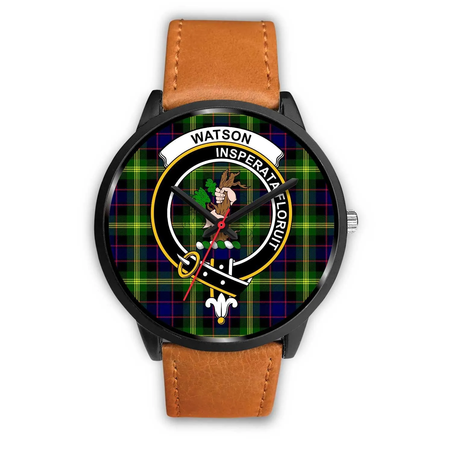 Watson Modern Clan Badge Tartan Black Watch