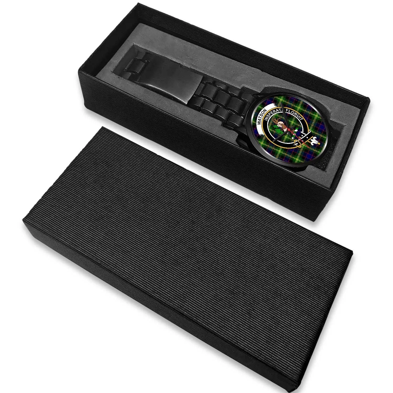 Watson Modern Clan Badge Tartan Black Watch