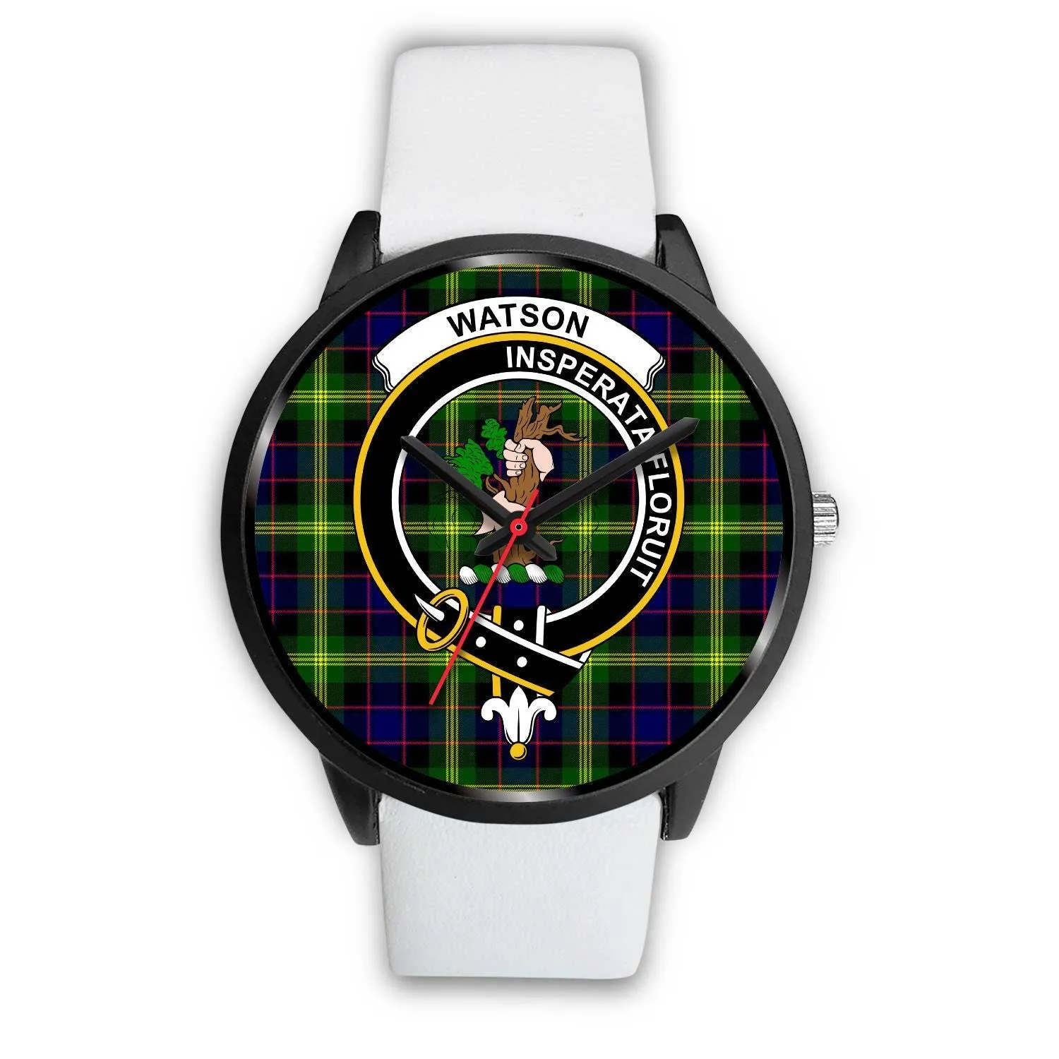 Watson Modern Clan Badge Tartan Black Watch