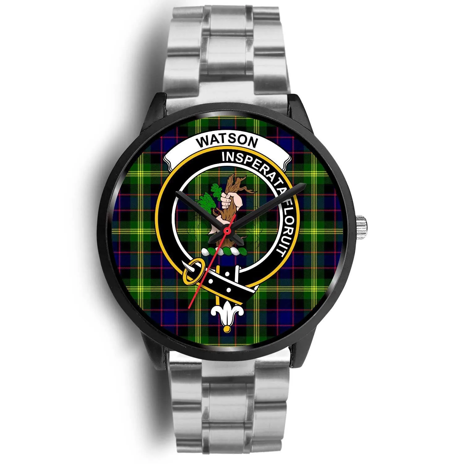 Watson Modern Clan Badge Tartan Black Watch