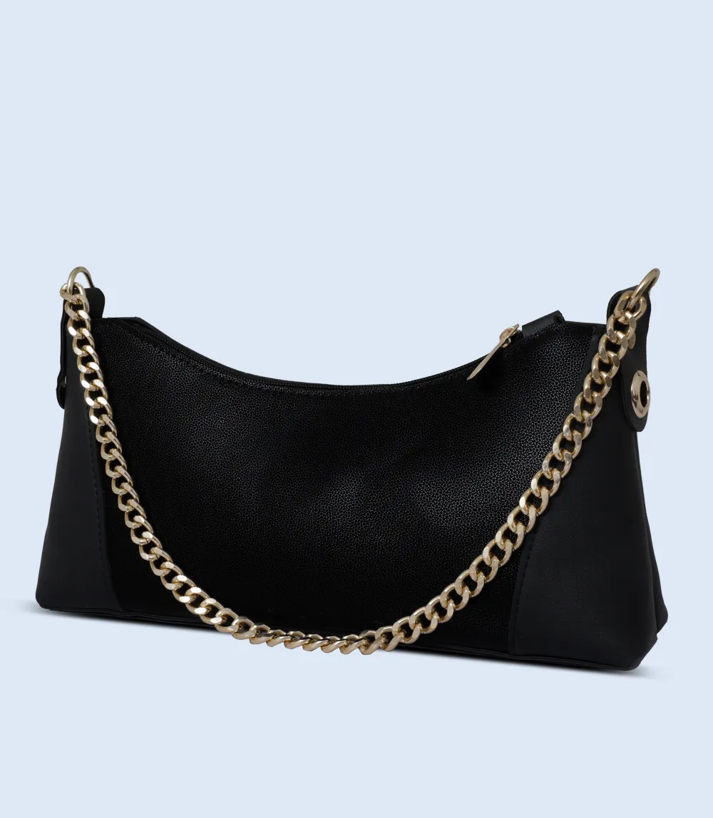 WB2608-BLACK-Women Trendy Bag