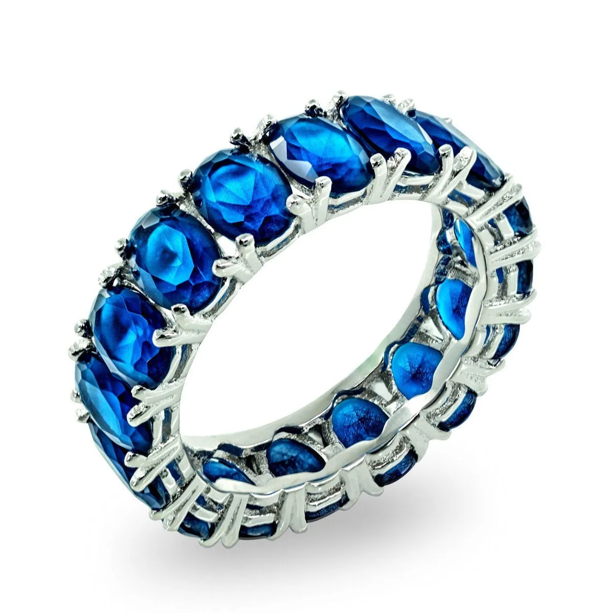 WildKlass Sapphire Eternity Rings