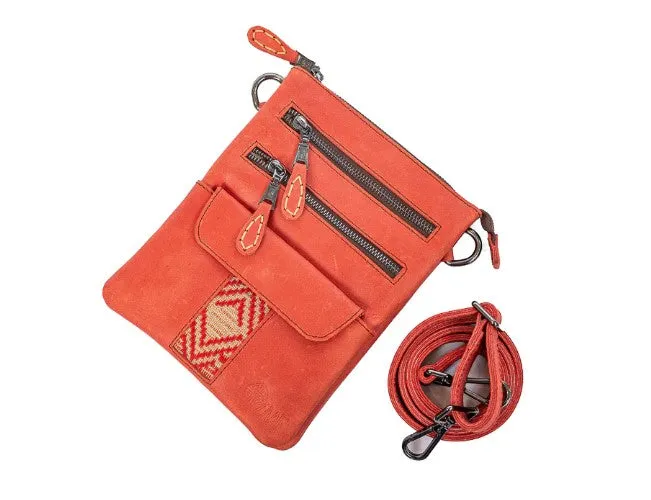 Zegeba Orange Crossbody Bag