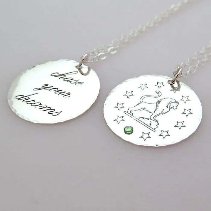 Zodiac Necklace - Personalized Zodiac Jewelry